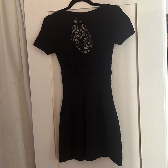 French Connection Knit Black Mini Dress - Picture 4 of 4